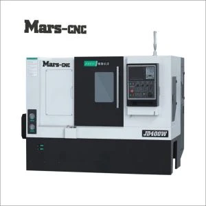 তির্যক বিছানা Cnc লেদ মেশিন ভারী কাটিং লাইন রেল JD400W